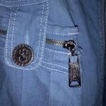 Beautiful Japanese S Manga Denim Zip Front Cargo Pocket Mini Dress Blue Photo 10