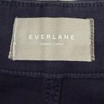 Everlane NWT  Sz 2 The Organic Straight Leg High Rise Pant in Navy Blue Photo 4