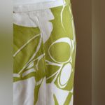 Kasper Yellow/Green Midi Leaves & Floral Print Zips On Side Pleaded Bott… Green Size 16 Photo 1