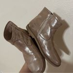 Elephantito 🐘 bronze shimmer gold ruffle ankle boots booties 36/5 Brown Photo 3