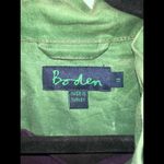 Boden Green Wax Coated Barn Coat size 16 Photo 7