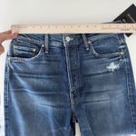 Mother Jeans Womens 29 The Tripper Dark Wash Distressed Your Treat Or Mine Blue Photo 10