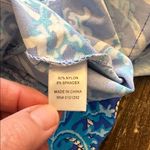 Lilly Pulitzer Lulu B Sleeveless Travel Dress Blue Turquoise Coral Print Resort Wear Size XS Photo 6