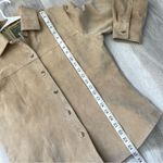 AMI Leather Shacket Jacket suede womens Tan (medium) vintage western americana Photo 4