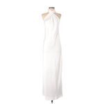 Show Me Your Mumu  Jasmine Halter Maxi Dress Ivory Luxe Satin XL Photo 4