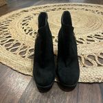ZARA  TRAFALUC Women’s Ankle Boots Black Faux Suede Zipper Size 7.5 38 Photo 3