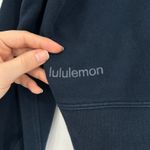 Lululemon Perfectly Oversized Crop Crew Sweatshirt Navy Blue Athleisure Athletic Photo 3
