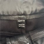 SheIn  Black Faux Leather Pants Size XXS Petite Photo 4