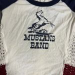 Free People  Mustang Band Crochet Graphic Short Sleeve Top Size XS Photo 9