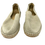 Cole Haan size 7 B 21292 grand os slip on flats sparkly taupe knit espadrille Photo 1