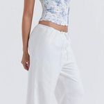 House Of CB  Ivory Linen Mix Trousers NWOT size‎ XS Photo 0