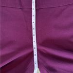J.Crew  Womens Campbell Wool Blend Dress Ankle Pants Size 6 Burgundy Mid Rise Photo 7
