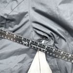 Faded Glory  Jacket Women Sz Medium Black Collared Button Front Rain Trench Coat Photo 3