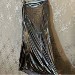 Urban Outfitters  Silver Metallic Strapless Bodycon Mini Dress NWT Photo 4