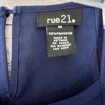 Rue 21 Blue Lace Dressy Style Sleeveless High Neck Blou… Photo 2