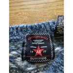 American Eagle American Eagle Women Size Medium Fair Isle Nordic 100% Wool Long Sleeve Winter Photo 2