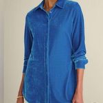 Soft Surroundings  Womens Black  Button Front Tiered Tunic Dress Large 1747 Photo 0