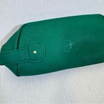 Arbonne Green Faux Leather Toiletries Bag Travel Unisex Makeup Photo 8