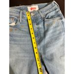 MOTHER Denim Jeans Women Light Wash Star Embellished Straight Leg Blue Size 25 Photo 12