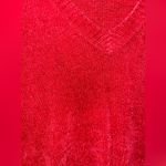 White Stag Women's V-neck Red Sweater Photo 1