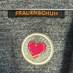 Frauenschuh 100% wool Zip Jacket outdoors Warm Up Pink Trim Gray sz XS Photo 3