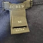 J.Crew Dark Navy Sleeveless Tunic Top Fringe Hem EUC Medium Photo 6