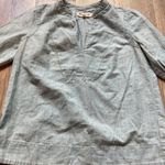Madewell Light Wash Chambray Top Size XS Photo 4