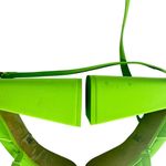 ZARA Neon Green Chunky Platform Strappy Sandals Heels US 8 EU 39 Block Pistachio Photo 9