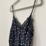 Victoria's Secret Victoria’s Secret Black Floral Camisole Lace Trim Cami Tank Top 90s Y2K ~ Size M Photo 2