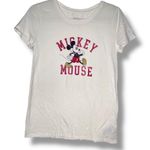 Gap Disney Mickey Mouse Graphic White Short Sleeve Tee Shirt Size Medium Photo 0