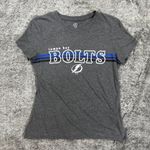 NHL Tampa Bay Bolts Women's Tee Sz S Blue Photo 0