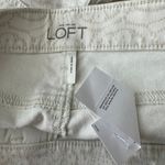 Loft  Paisley Cuffed MId Rise Jeans Shorts Size 30/10‎ NWT Photo 5