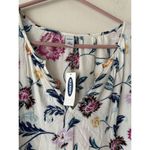 Old Navy  Floral Rose Print Long Sleeve V-Neck Blouse Size M Tall Photo 1