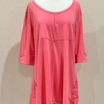 Simply Noelle  Coral A-Line Tunic Top Size L/XL Photo 3