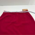 MM.LaFleur  The Dorchester 1.0 Staccato Hibiscus Pink Skirt Women 14 Zipper NEW Photo 7