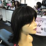 #Human #hair Remy wig Long black BOB Photo 4