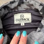 Outback Trading Rosalie Vest XL gray brown tan southwestern cinched waist NWT Photo 1