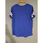 PINK - Victoria's Secret PINK By Victoria Secret Blue And White T-shirt Size Small Photo 1