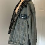 We The Free Wild Ones Sherpa Denim Trucker Jacket Photo 5