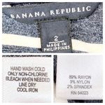 Banana Republic  Dress Navy White Stripe Boat Neck Ponte Knit Shift Women Size 2 Photo 10