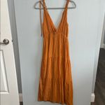 Lush Clothing Lush Camel Textured Tie-Shoulder Maxi Dress‎ Photo 3