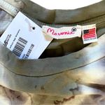 Anthropologie New  Maronie Cut- Out Knot Front Dress Tie Dye Size Medium Photo 6