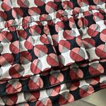 MARNI Geometric Print Tiered Dress w/Pockets & Leather Trim, Size 40 EXCELLENT! Photo 10