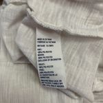 American Eagle  Top Womens Medium Cream Embroidered Sleeveless Babydoll Tank Boho Photo 4