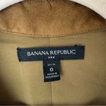 Banana Republic  Vegan Suede Horse Hair Brown Knee Length Wrap Dress Petite 0P Photo 2