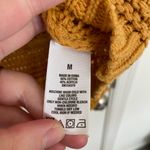 Aeropostale NEW women’s deep yellow chunky thick knit Crewcut sweater medium Photo 3