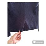 Draper James  RSVP Navy Blue Textured Cotton Rayon Blazer // Size Medium Photo 6