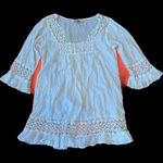 White babydoll dress/ boho dress Size M Photo 0