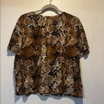 ZARA  animal print top size L Photo 4
