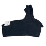 VIMPUNEC Ruffle One Shoulder Swim Top Women's Size M Trendy Fashionable Black Size M Photo 1